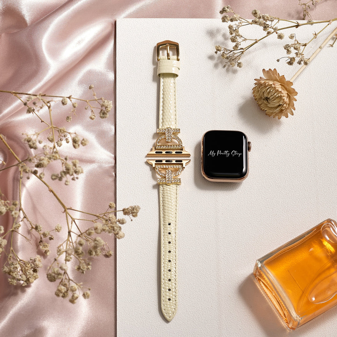 Correa Glam de piel para Apple Watch