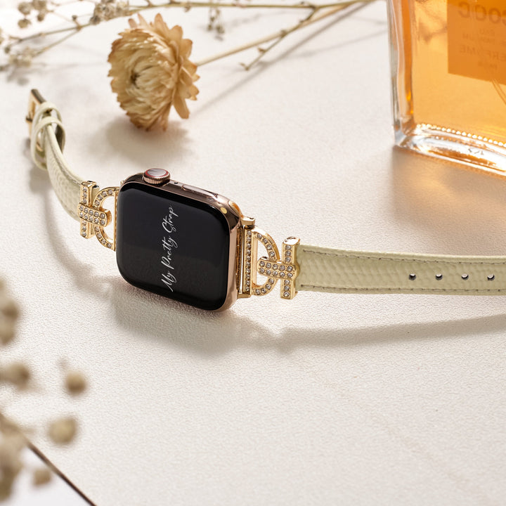 Correa Glam de piel para Apple Watch