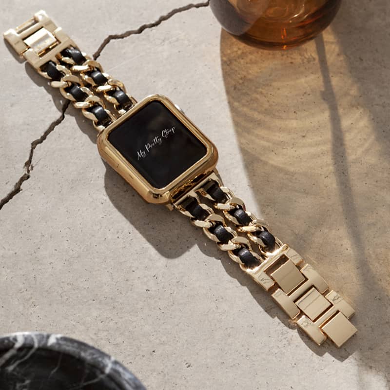 Negro y Oro - Correa Apple Watch